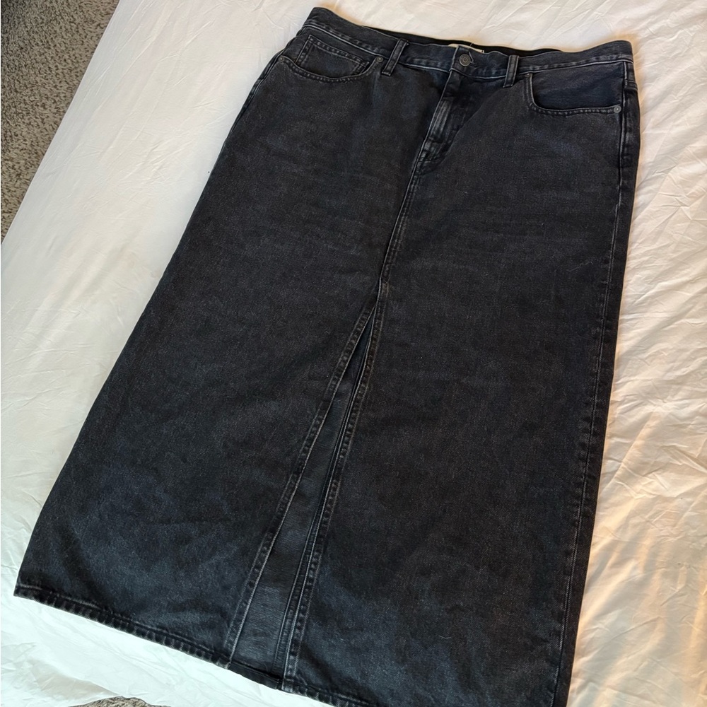 Madewell Midi Denim Skirt